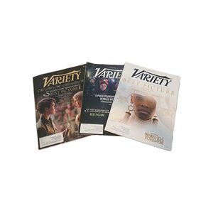 Variety Magazine Bundle Of Three Magazines 2022